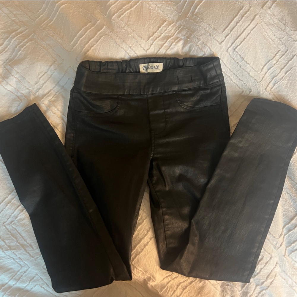 Madewell Skinny coated denim